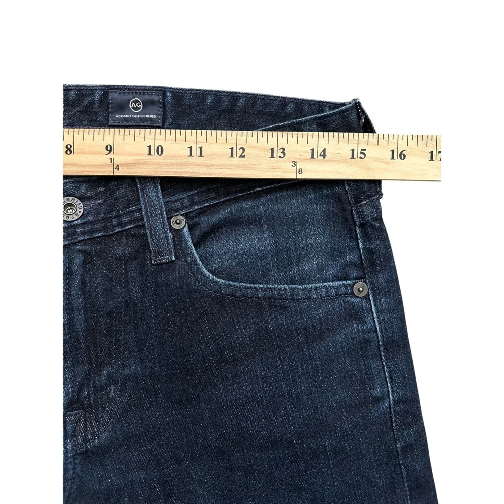 Minimalist AG Adriano Goldschmied Matchbox Slim Straight Jeans 29 Dark Indigo